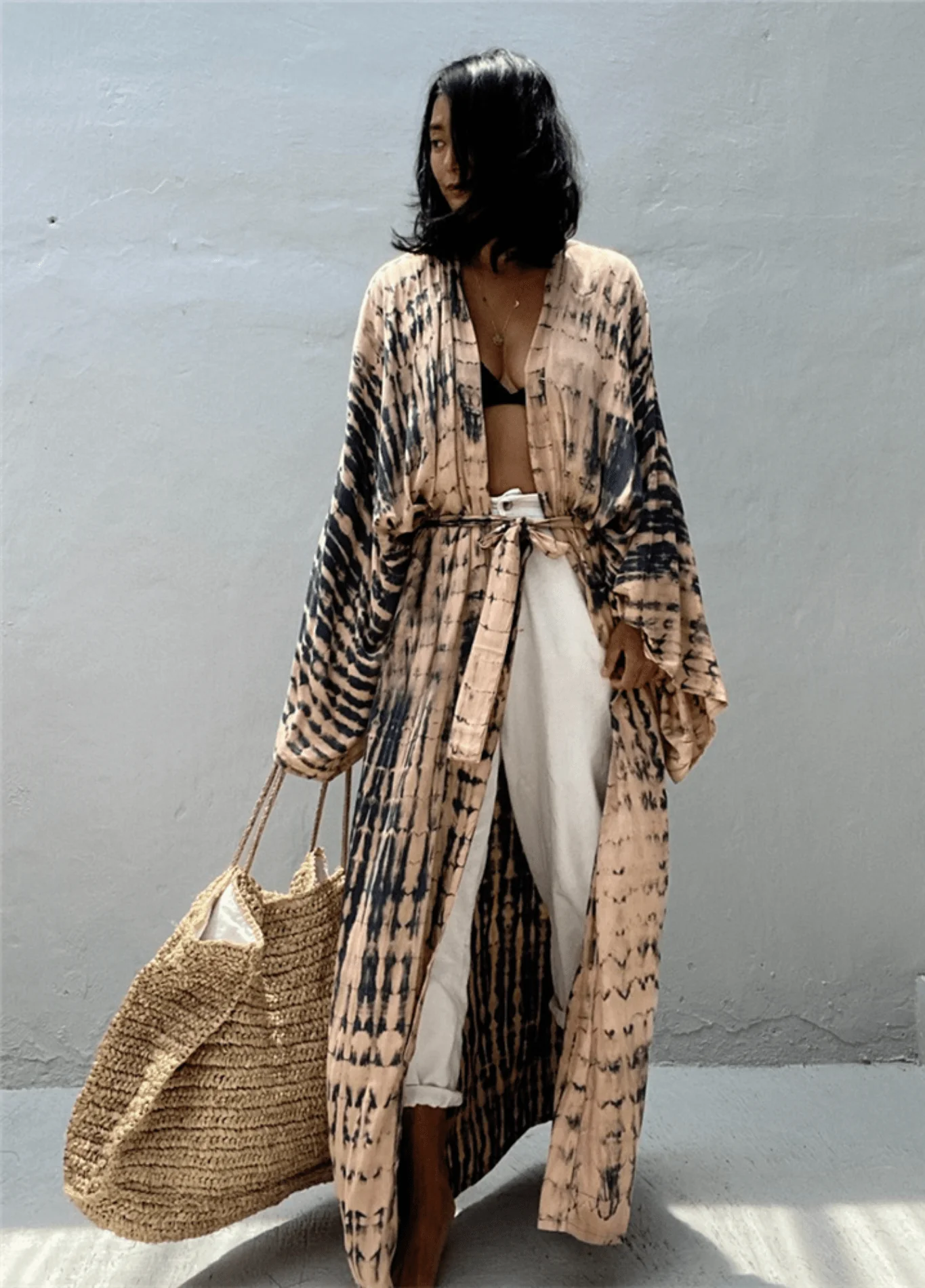 Kimono long femme